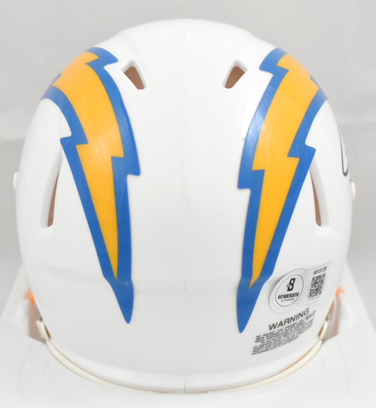 LaDainian Tomlinson Autographed Chargers Speed Mini Helmet - Beckett Hologram