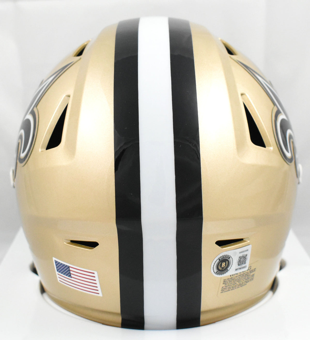 Drew Brees Signed New Orleans Saints Mid-Size SpeedFlex Helmet - Beckett W Holo