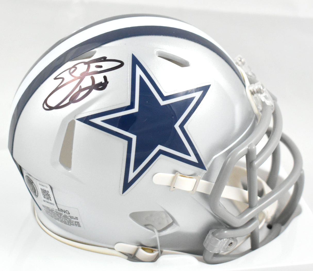 Emmitt Smith Autographed Dallas Cowboys Speed Mini Helmet - Beckett W Hologram