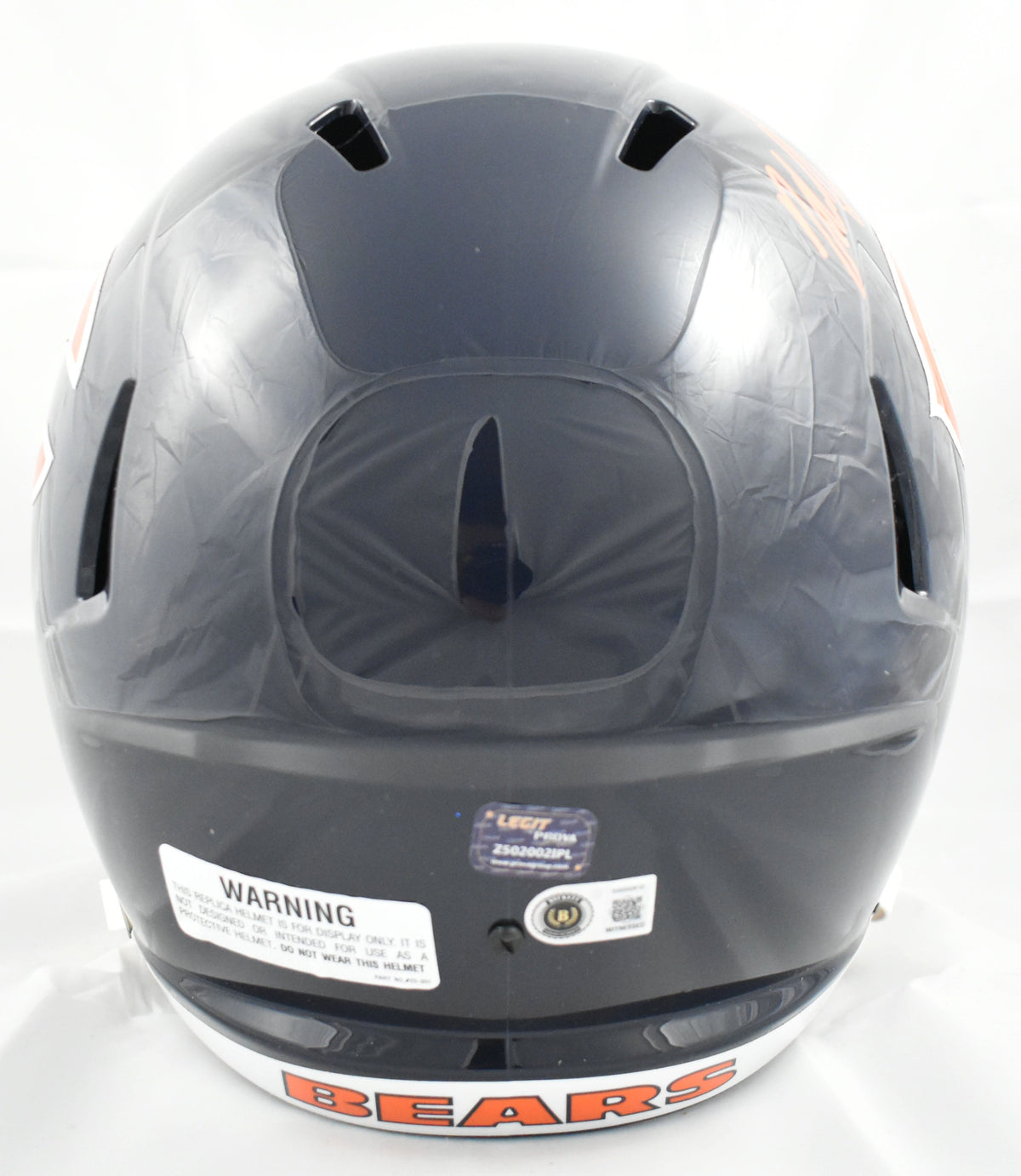 Mike Singletary Autographed Chicago Bears F/S Speed Helmet HOF - Beckett W Holo