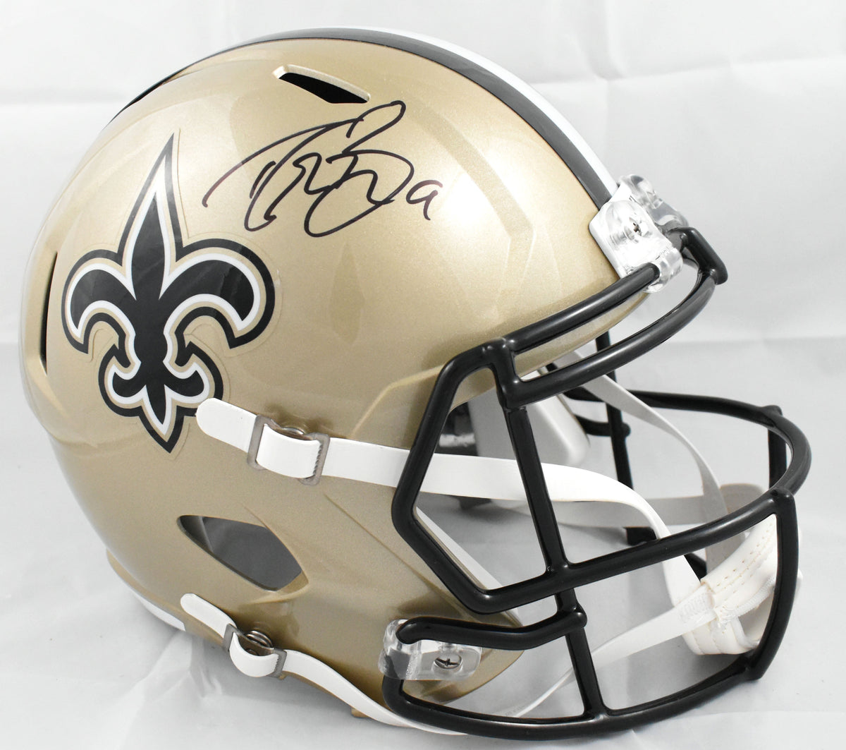 Drew Brees Autographed New Orleans Saints F/S Speed Helmet - Beckett W Hologram