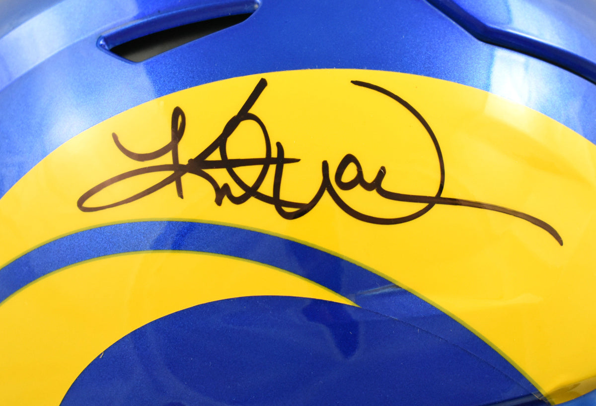 Kurt Warner Autographed Rams F/S 2026 Speedflex Helmet - Beckett W Hologram