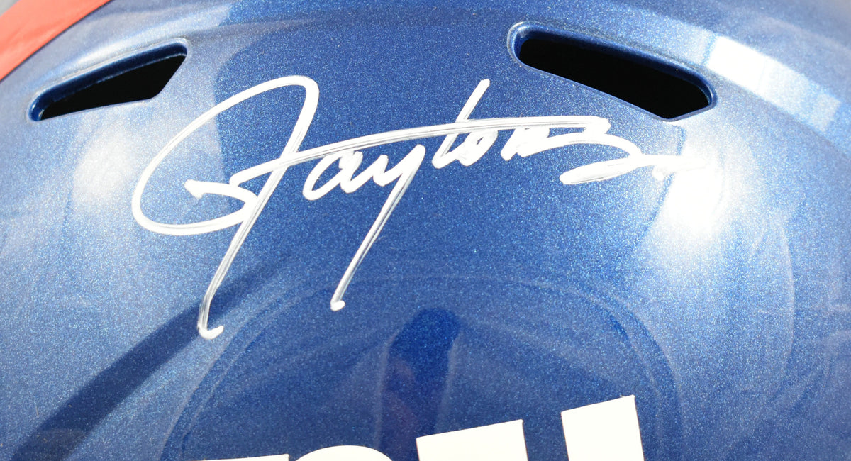 Lawrence Taylor Autographed New York Giants F/S Speed Helmet - Beckett W Holo