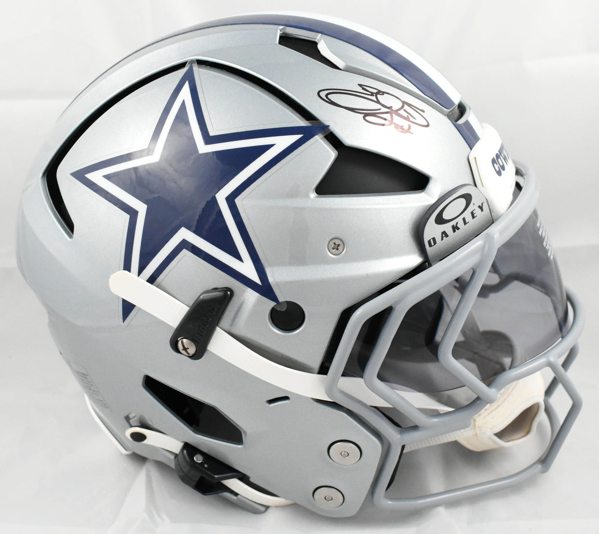 Emmitt Smith Autographed Dallas Cowboys F/S Axiom Helmet - Beckett W Hologram