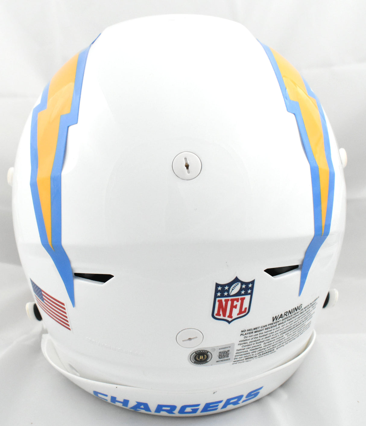 LaDainian Tomlinson Autographed Chargers F/S Speedflex Helmet - Beckett W Holo
