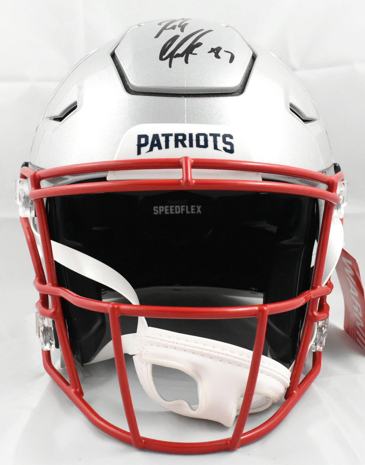 Rob Gronkowski Autographed New England Patriots F/S Speedflex Helmet - Beckett W