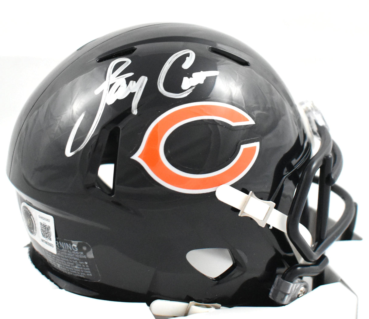 Jay Cutler Autographed Chicago Bears Speed Mini Helmet - Beckett W Hologram