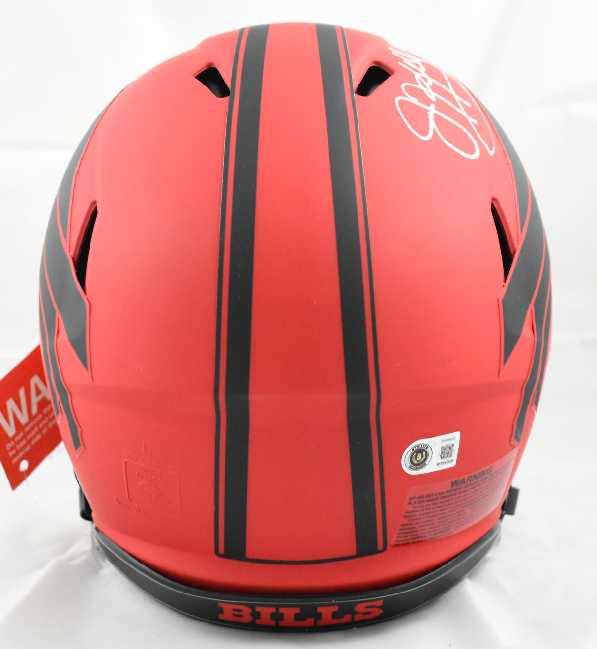 Kelly Thomas Reed Signed Buffalo Bills F/S Rave Speed Authentic Helmet Beckett W