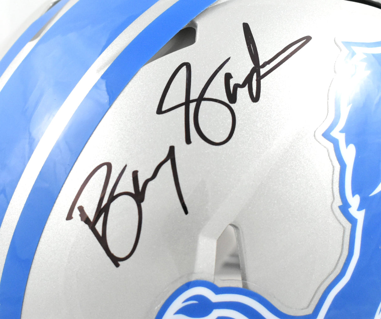 Barry Sanders Signed Detroit Lions F/S 17-23 Speed Authentic Helmet - Beckett W