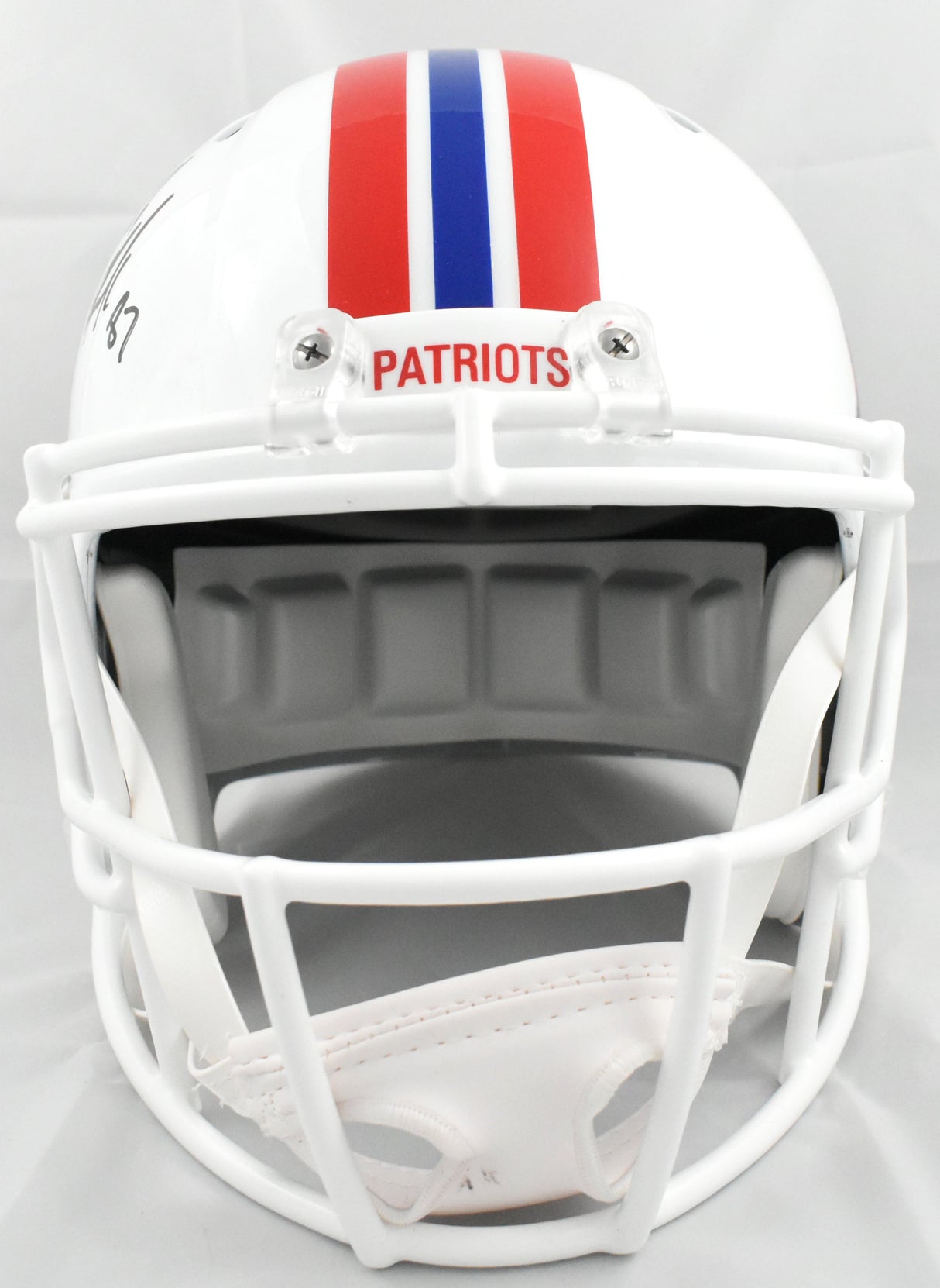 Rob Gronkowski Autographed New England Patriots F/S 82-89 Speed Helmet Beckett W