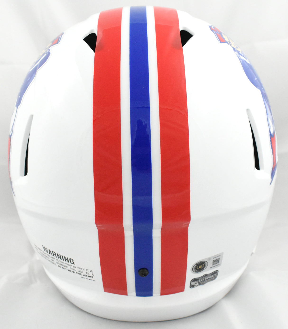 Rob Gronkowski Autographed New England Patriots F/S 90-92 Speed Helmet Beckett W
