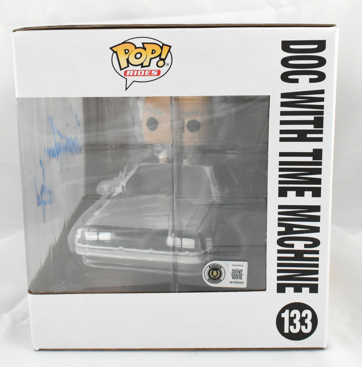 Christopher Lloyd Autographed Back to the Future Funko Pop Rides #133 -Beckett W
