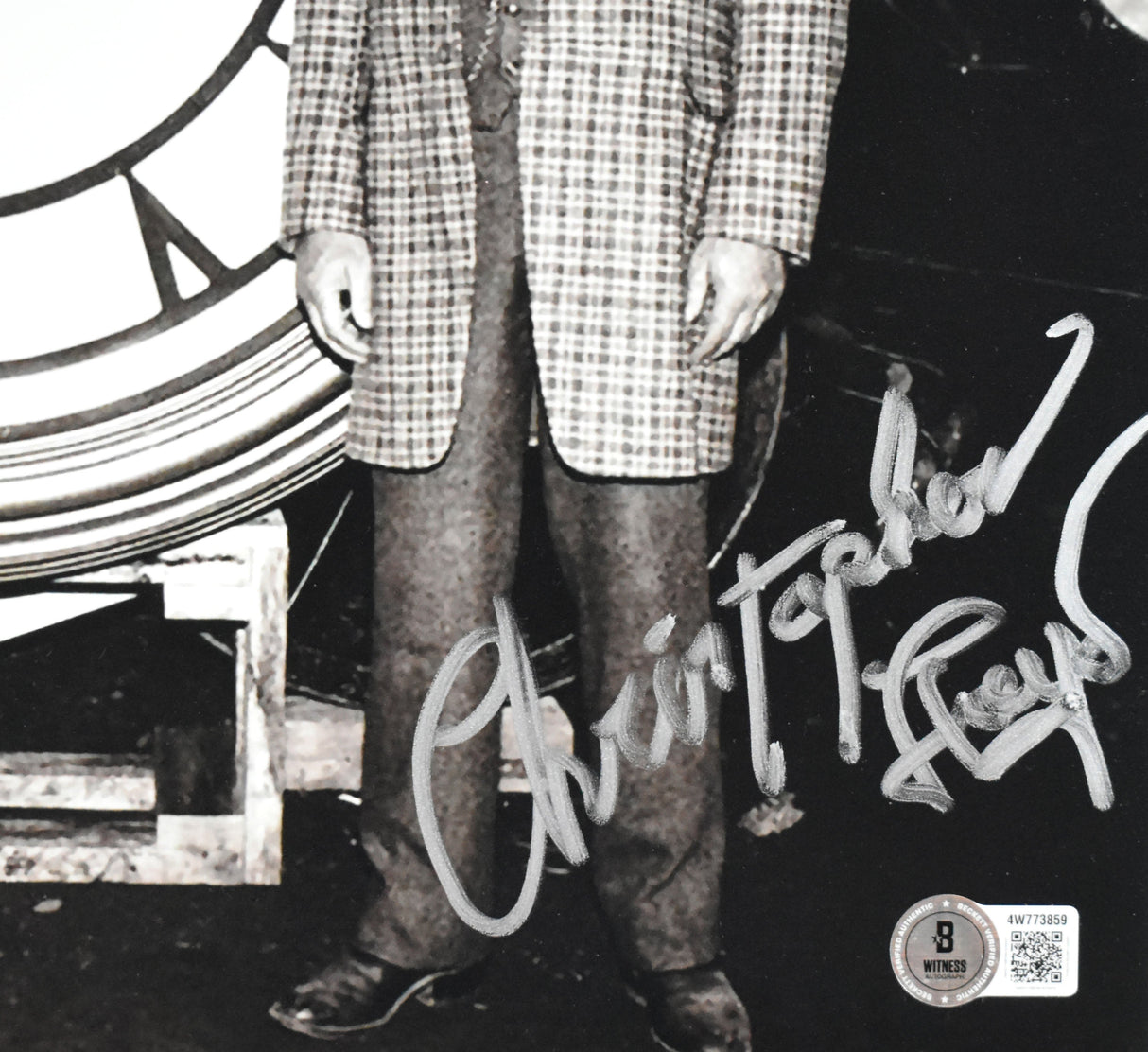 Christopher Lloyd Michael J. Fox Signed Back to the Future 11x14 Photo Beckett 2