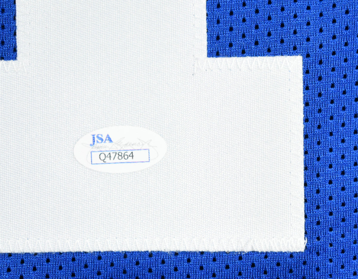 Odell Beckham Jr. Autographed Blue Pro Style Jersey - JSA