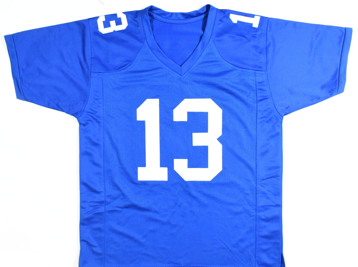 Odell Beckham Jr. Autographed Blue Pro Style Jersey - JSA