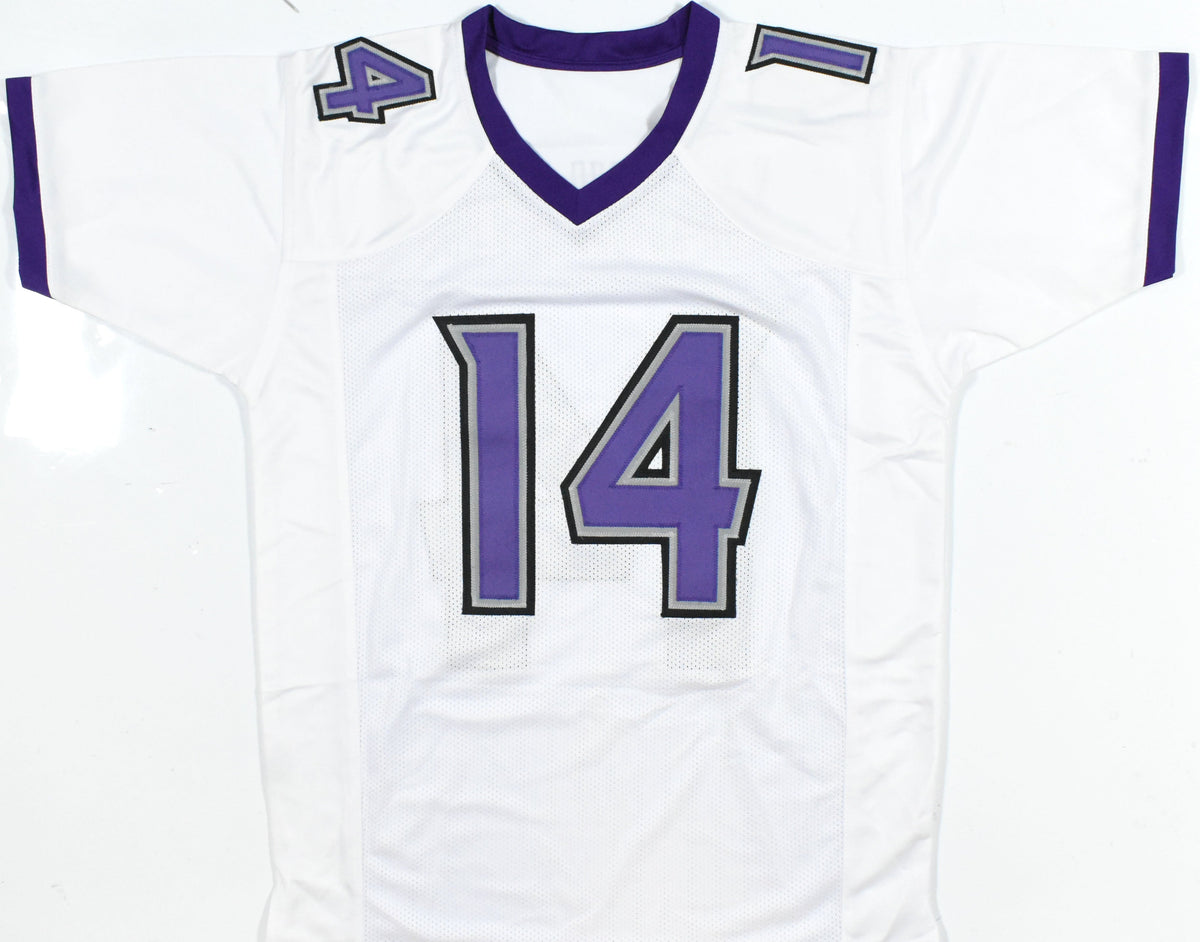 Kyle Hamilton Autographed White Pro Style Jersey - JSA W Holo
