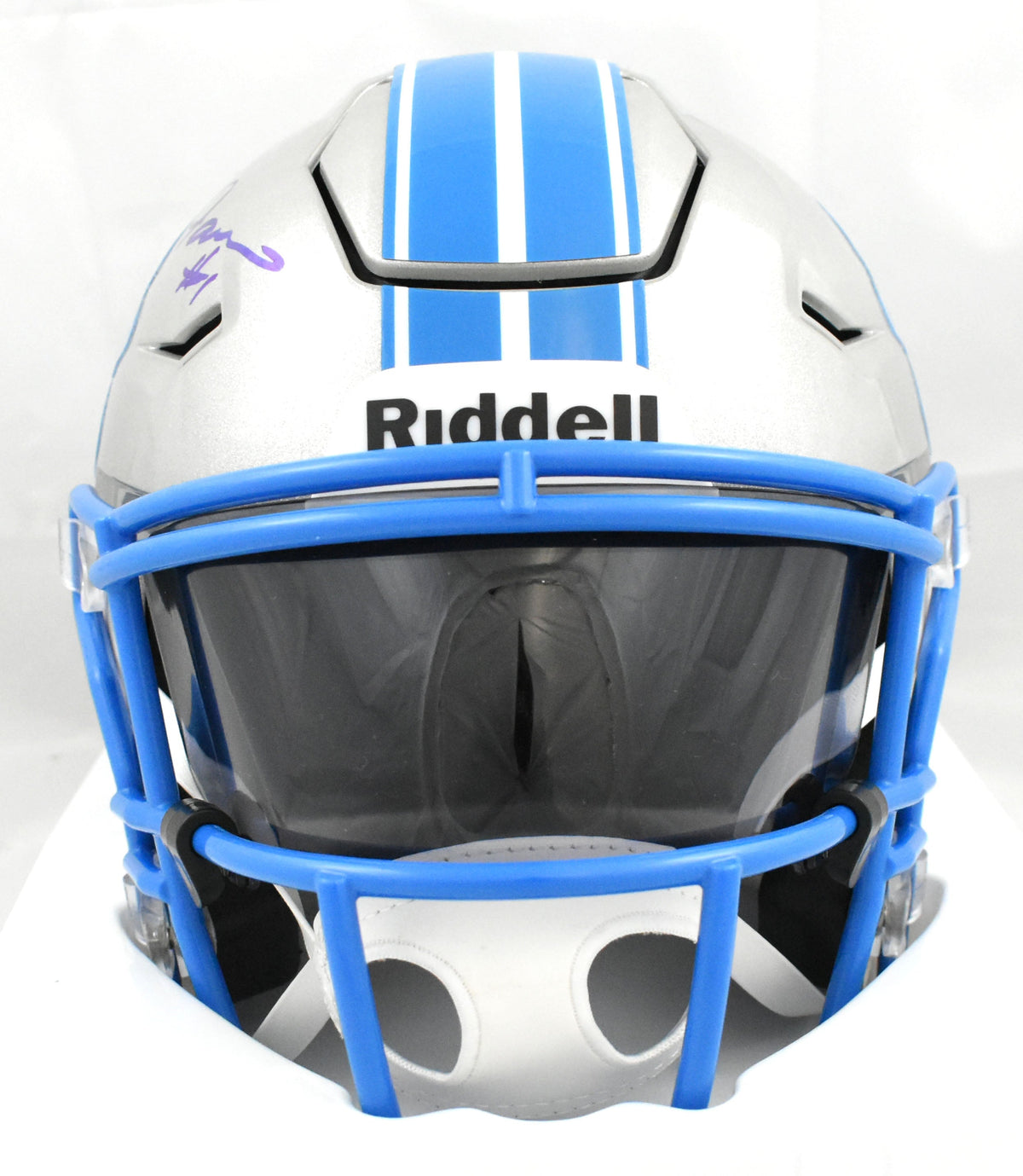 Jameson Williams Signed Detroit Lions Mid-Size SpeedFlex Helmet - Beckett Holo