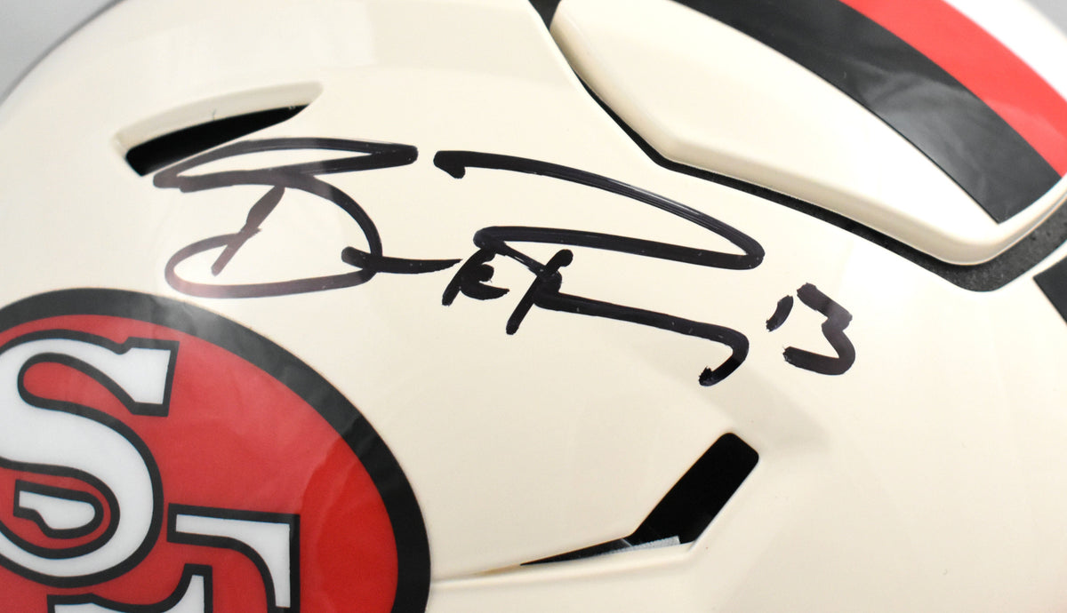 Brock Purdy Autographed San Francisco 49ers F/S Retro Speedflex Helmet-Beckett W