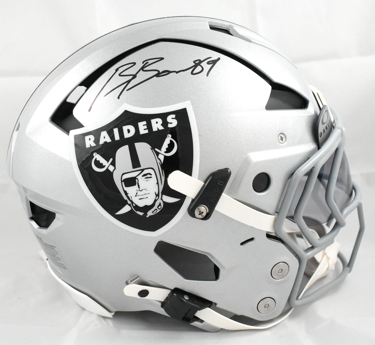 Brock Bowers Autographed Las Vegas Raiders F/S Axiom Helmet - Beckett W Holo