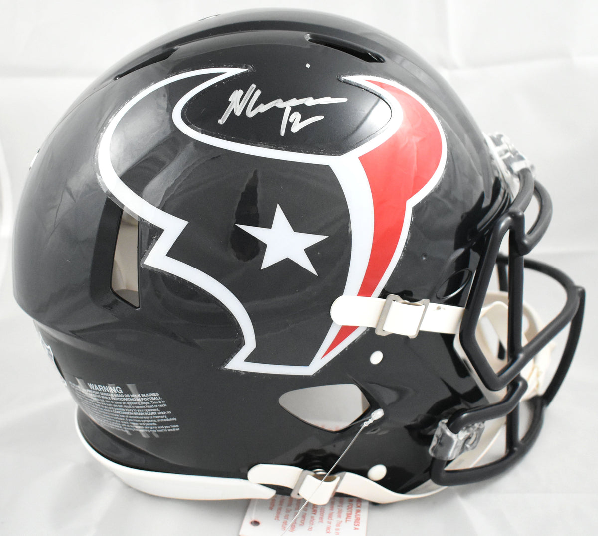 Nico Collins Autographed Houston Texans F/S Speed Authentic Helmet - Beckett W