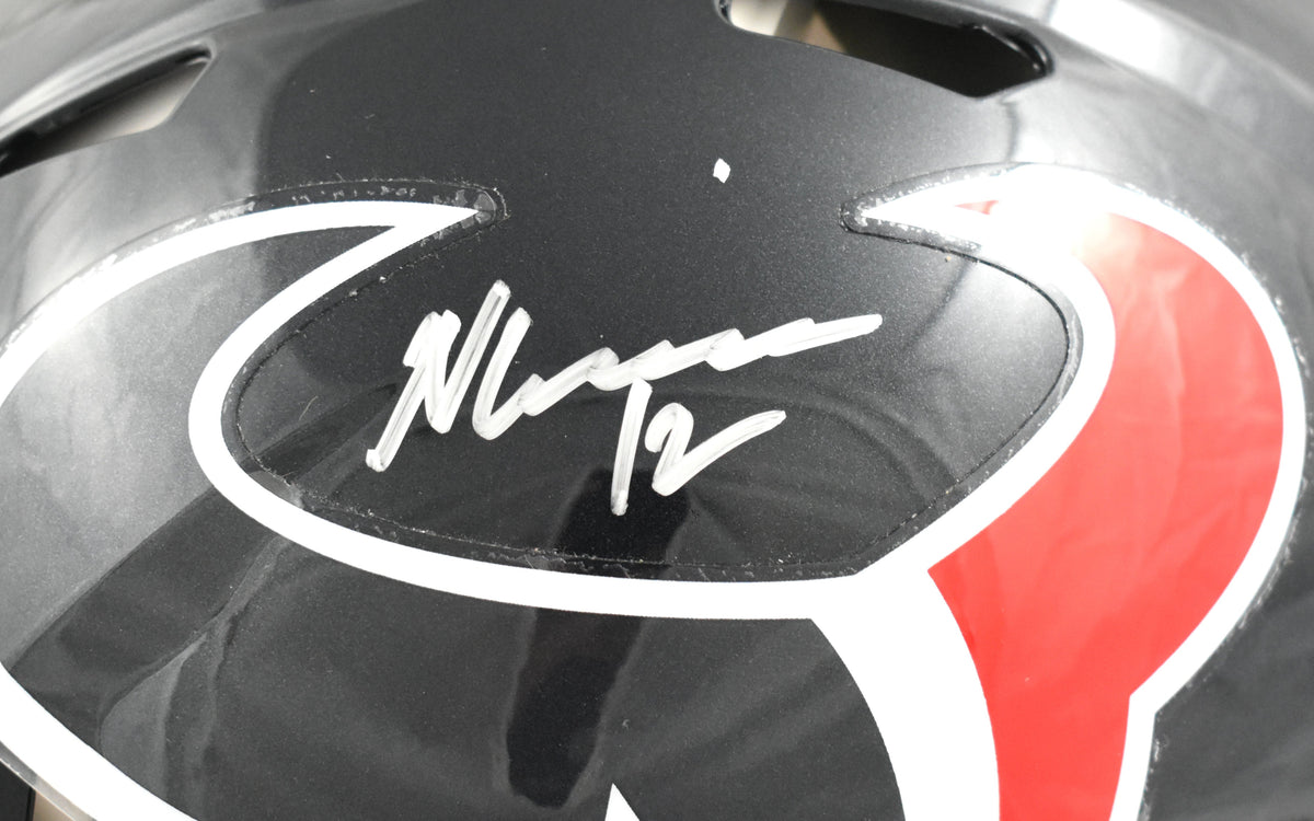 Nico Collins Autographed Houston Texans F/S Speed Authentic Helmet - Beckett W