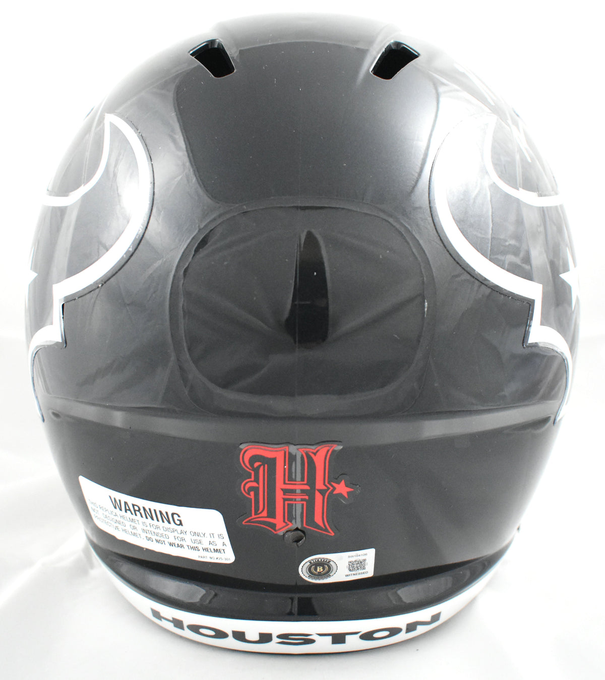 Nico Collins Autographed Houston Texans F/S Speed Helmet - Beckett W Hologram