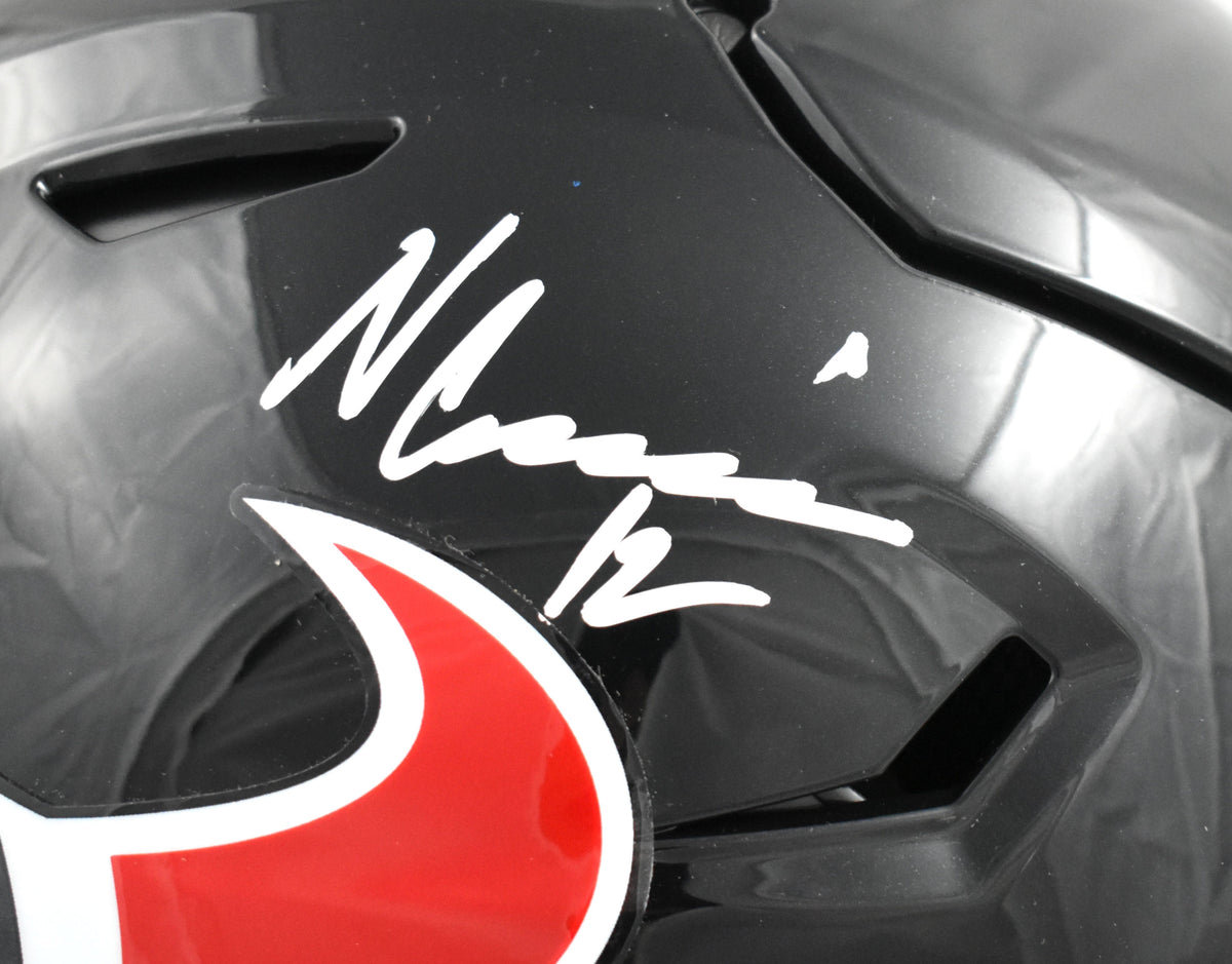 Nico Collins Autographed Houston Texans F/S Speedflex Helmet - Beckett W Holo
