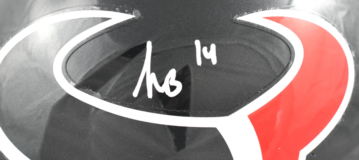 Kayshon Boutte Autographed Houston Texans F/S Speed Authentic Helmet- Beckett W