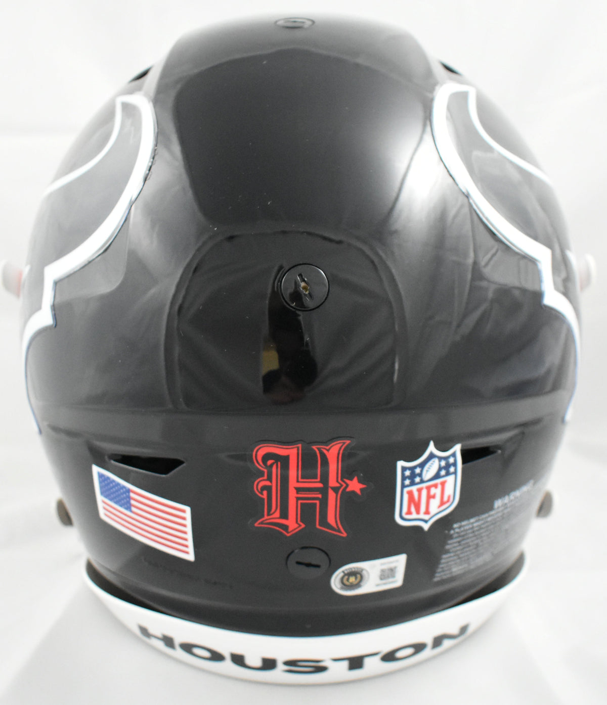 Kayshon Boutte Autographed Houston Texans F/S Speedflex Helmet - Beckett W Holo
