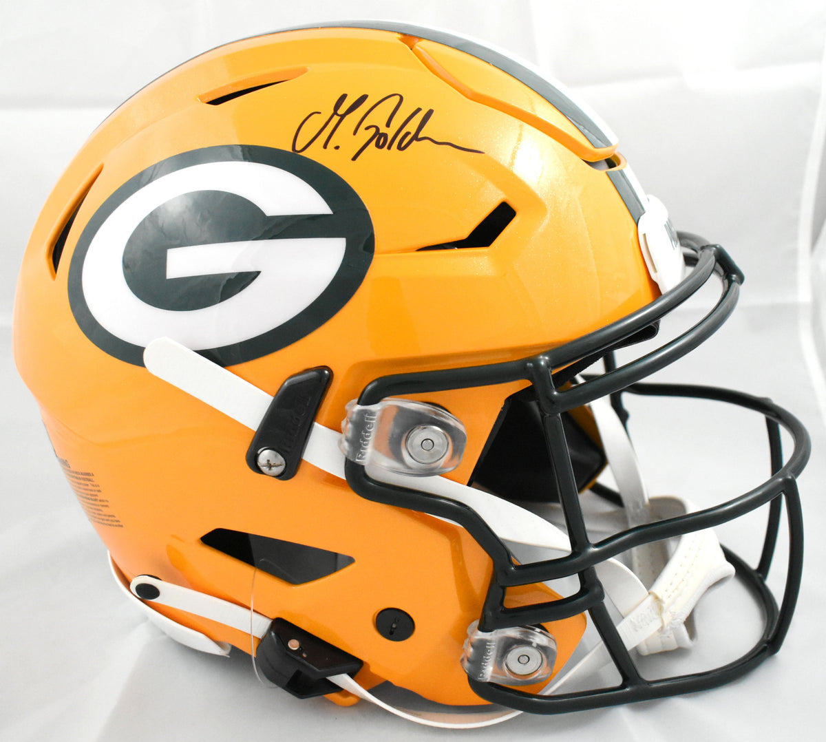 Matthew Golden Autographed Green Bay Packers F/S Speedflex Helmet-Beckett W Holo