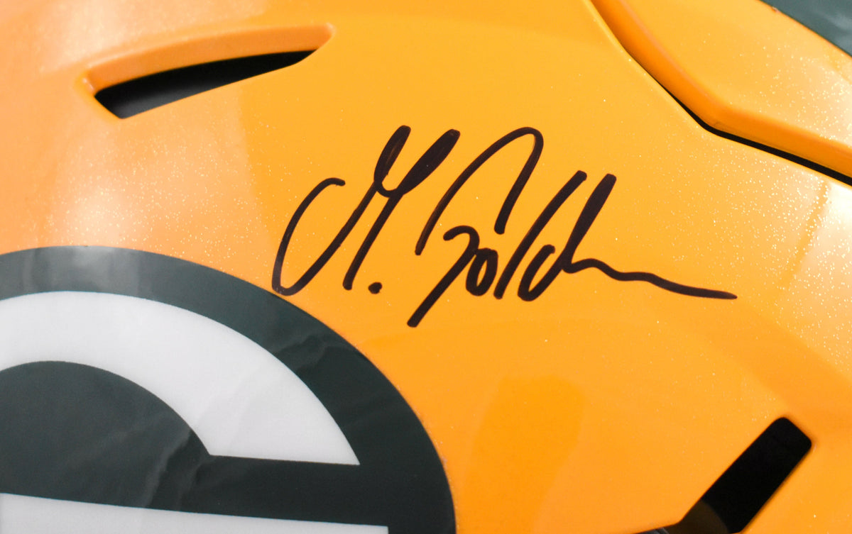 Matthew Golden Autographed Green Bay Packers F/S Speedflex Helmet-Beckett W Holo