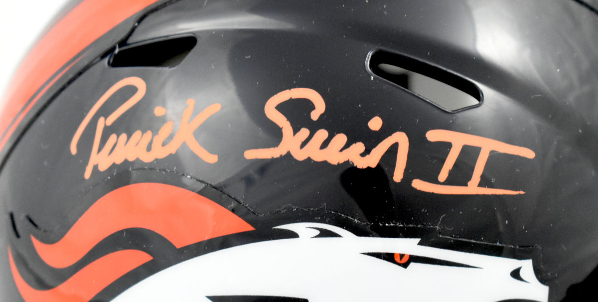 Patrick Surtain II Autographed Denver Broncos Speed Mini Helmet Beckett W Holo