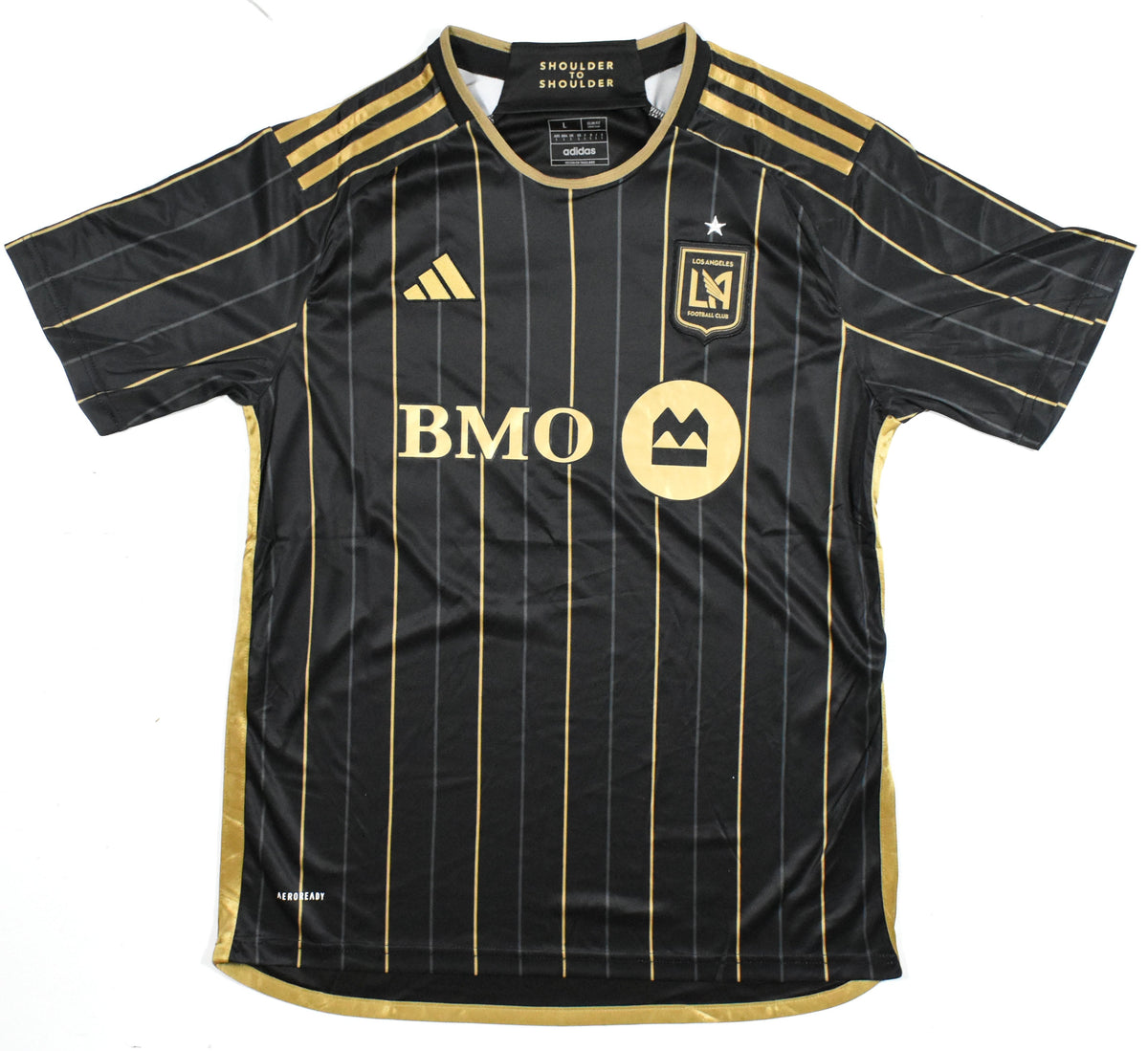 Denis Bouanga Autographed Los Angeles FC Home Soccer Jersey #99 - Beckett *L