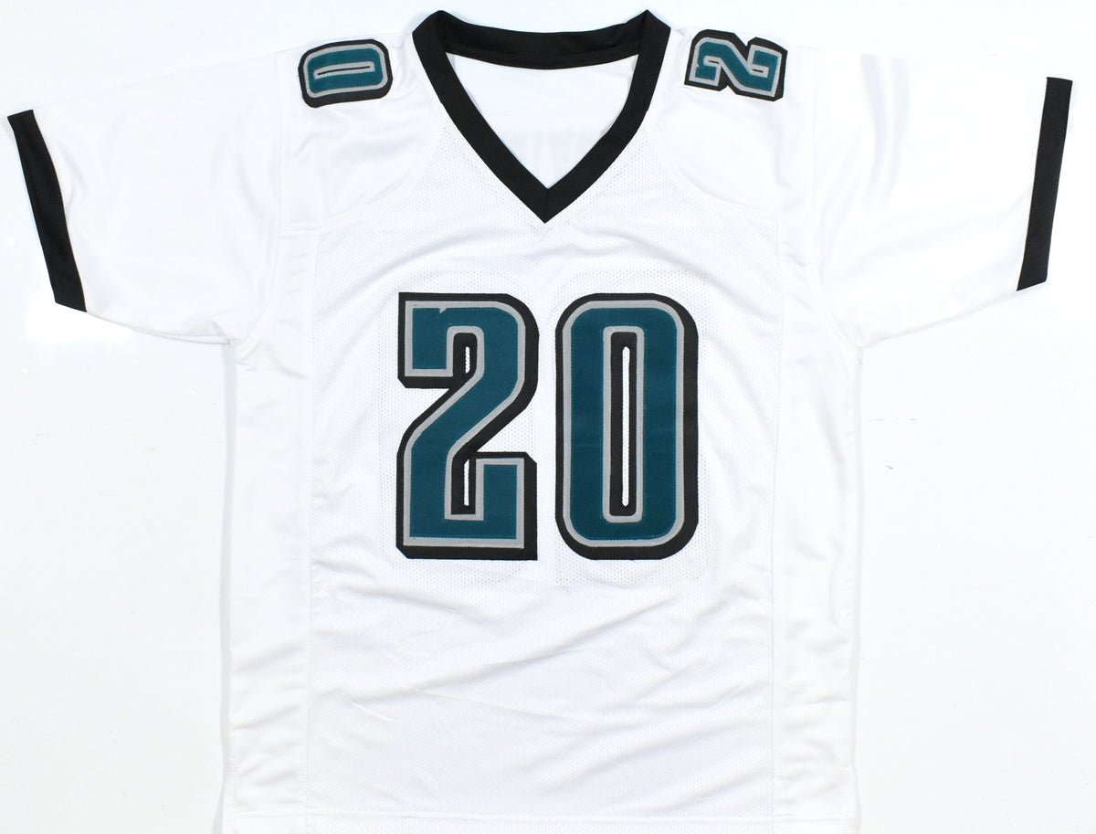 Brian Dawkins Autographed White Pro Style Jersey - Beckett W Hologram