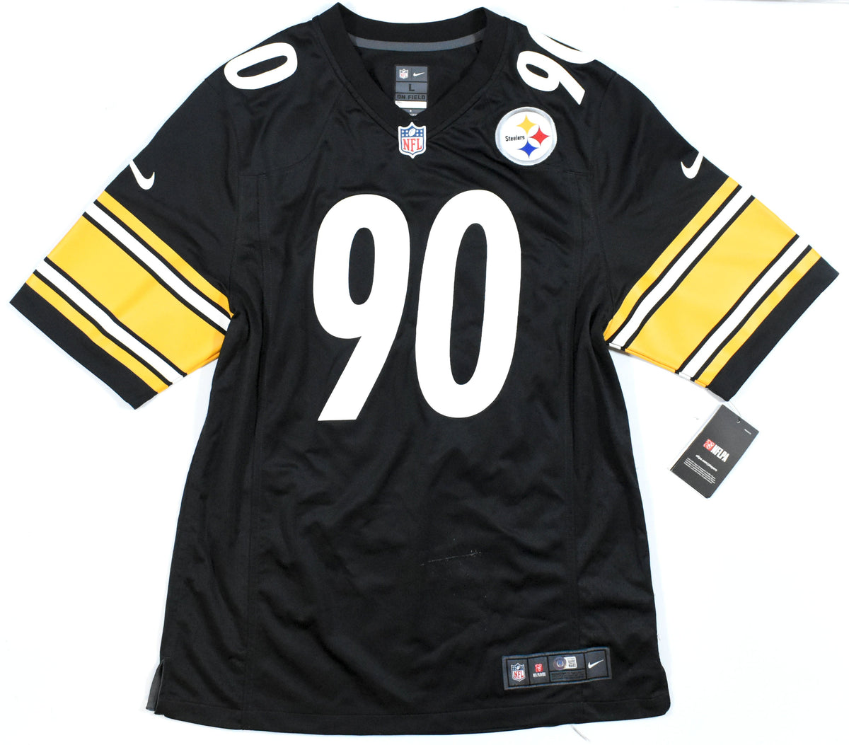 T.J. Watt Autographed Pittsburgh Steelers Nike Game Jersey - Beckett W Holo *L