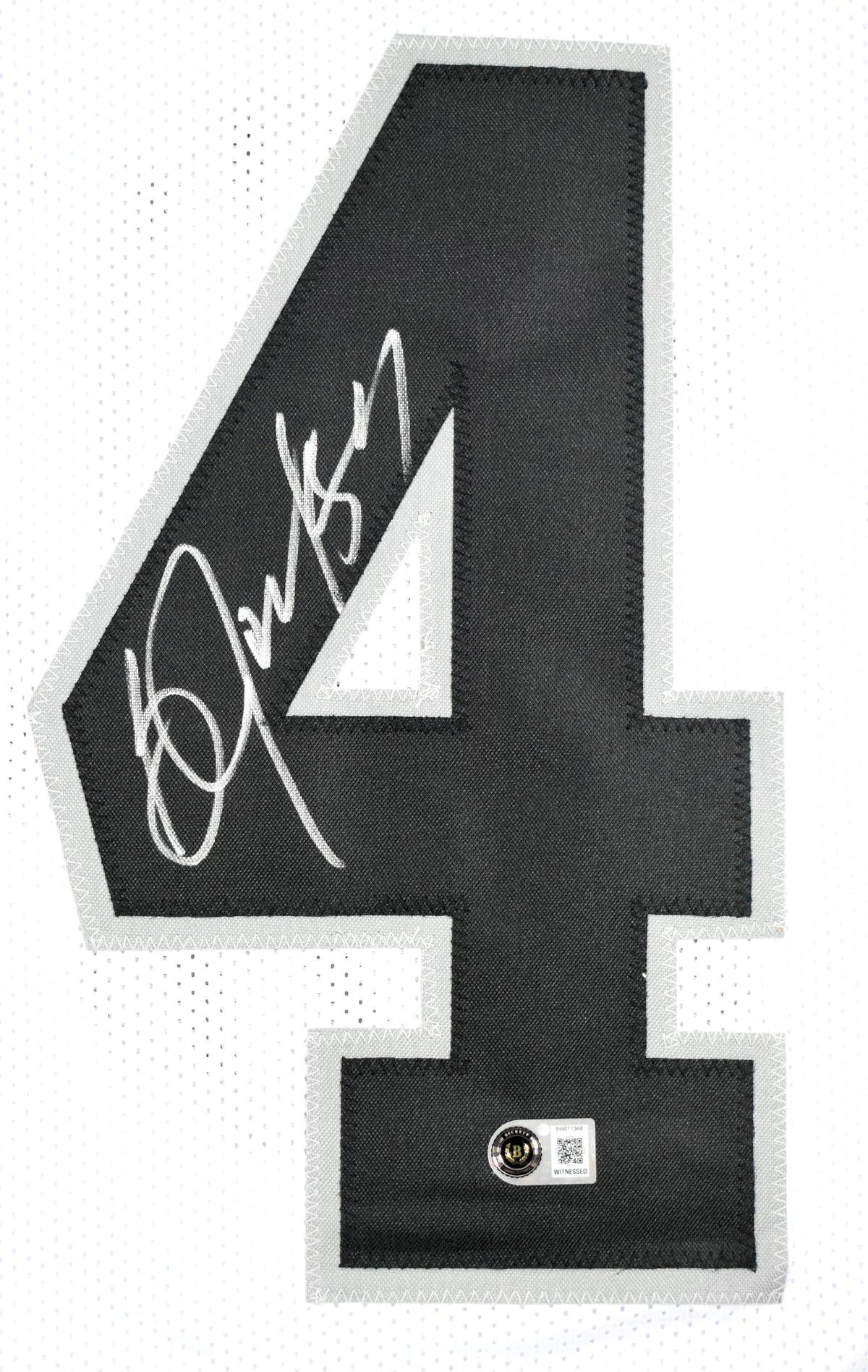 Bo Jackson Autographed White Pro Style Jersey - Beckett W Hologram