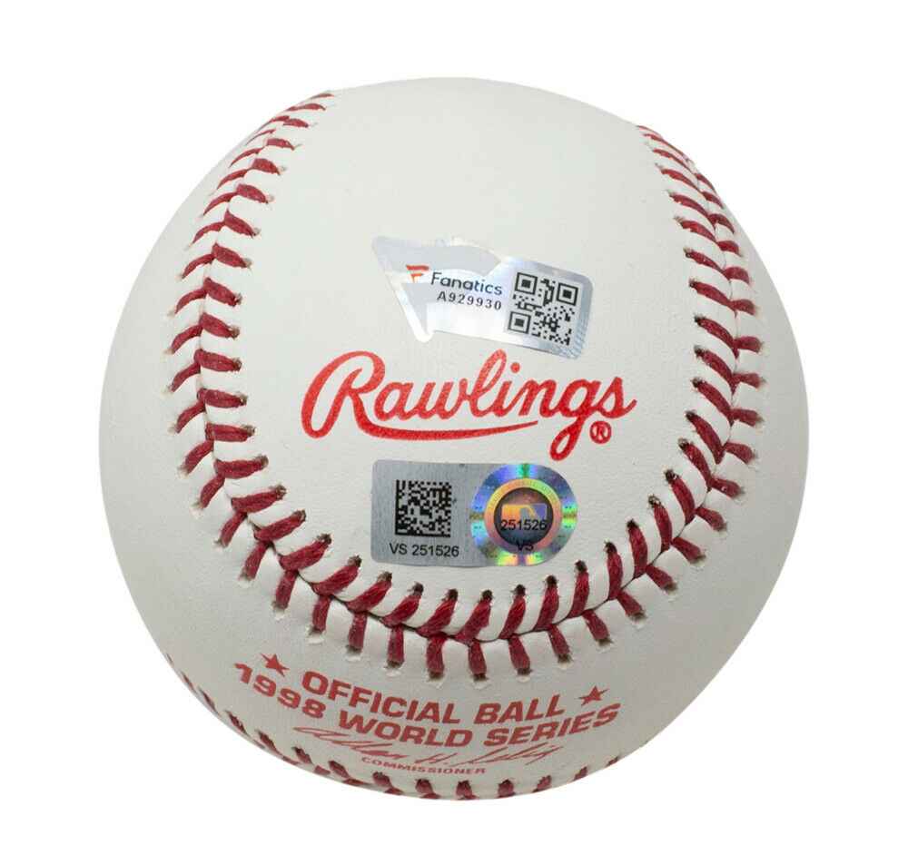 Mariano Rivera Signed New York Yankees 1998 World Series Baseball MLB+Fanatics