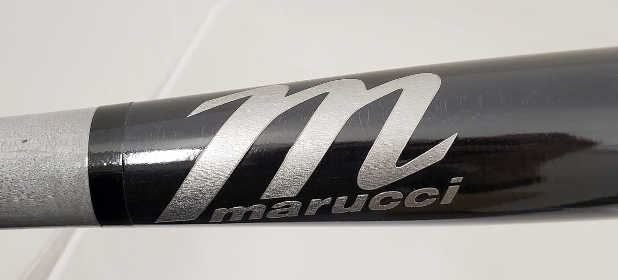 Jarred Kelenic Autographed Black Marucci Game Model Bat Atlanta Braves Beckett BAS Stock #191544