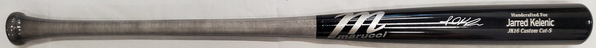 Jarred Kelenic Autographed Black Marucci Game Model Bat Atlanta Braves Beckett BAS Stock #191544