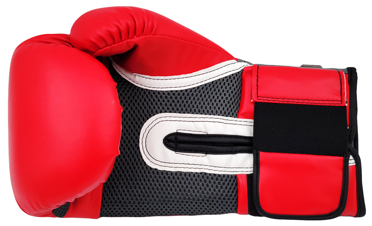 Mike Tyson Autographed Red Everlast Everfresh Boxing Glove (Right Handed RH, Silver) Beckett BAS Stock #202301