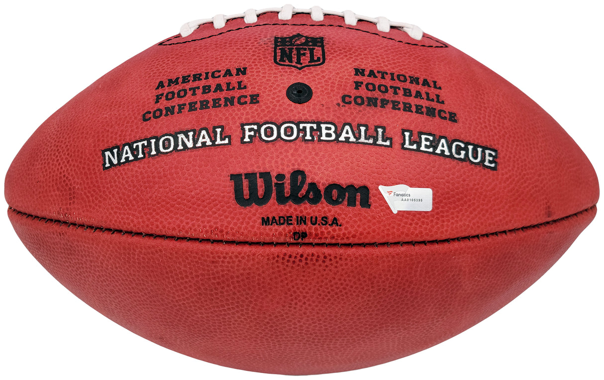 Tom Brady Autographed Official NFL Leather Football New England Patriots "7x SB Champ" Fanatics Holo Stock #202365