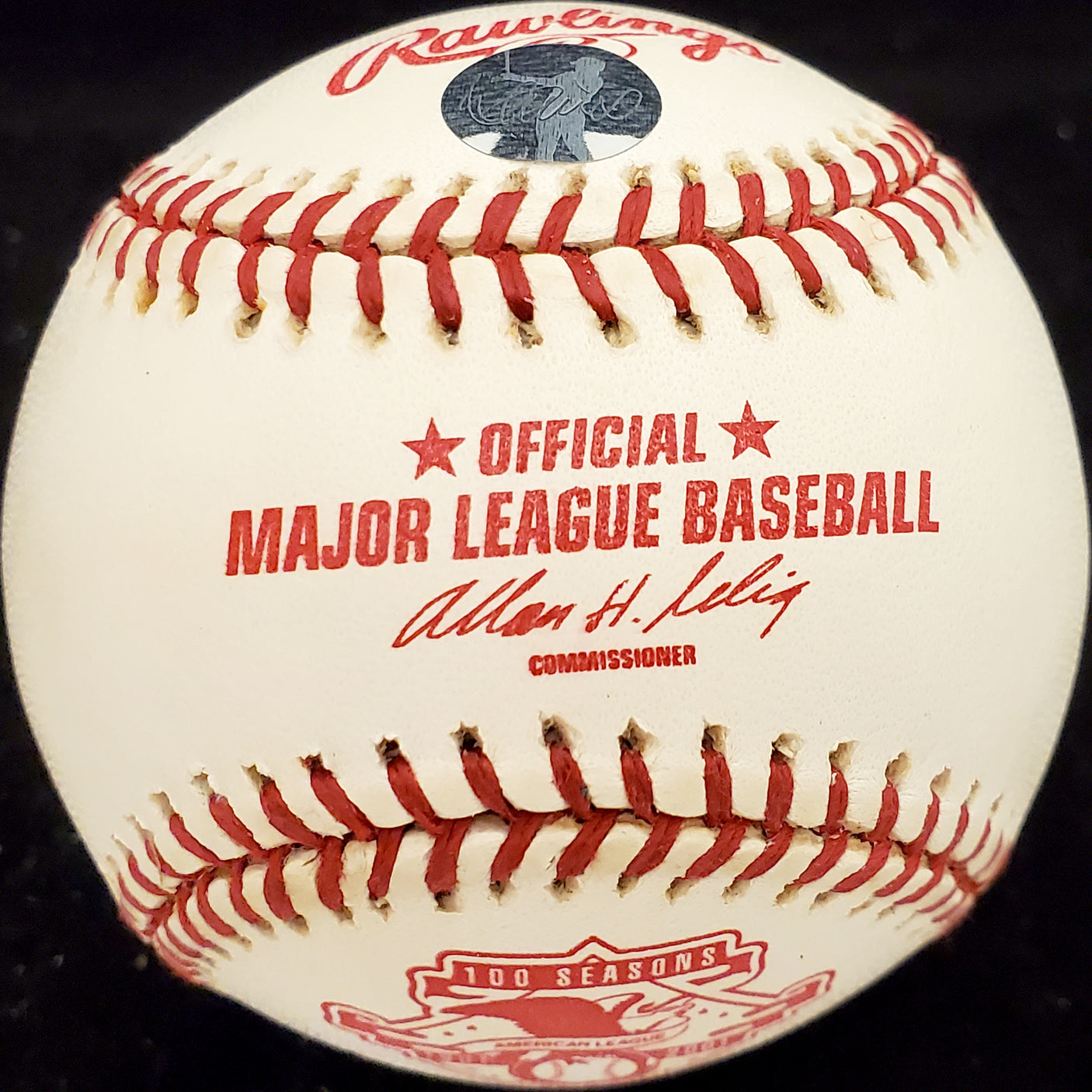 Ichiro Suzuki Autographed Official MLB 100 Seasons Baseball Seattle Mariners "#51" IS Holo SKU #192290