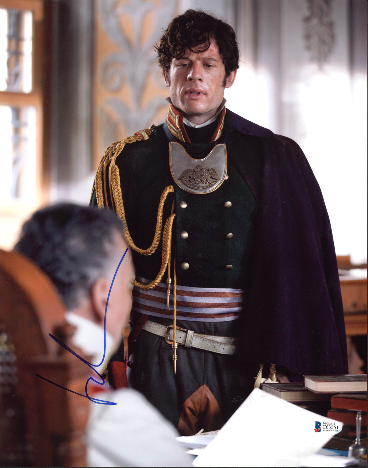 James Norton War & Peace Authentic Signed 11X14 Photo Autographed BAS #C63551