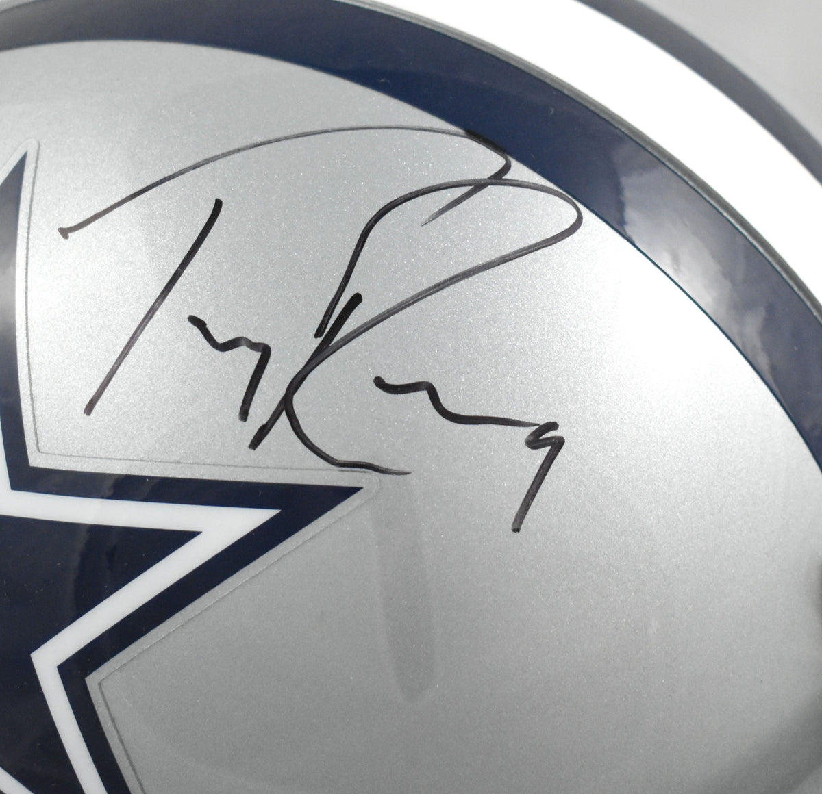 Tony Romo Jason Witten Autographed Dallas Cowboys F/S Authentic Helmet - PSA