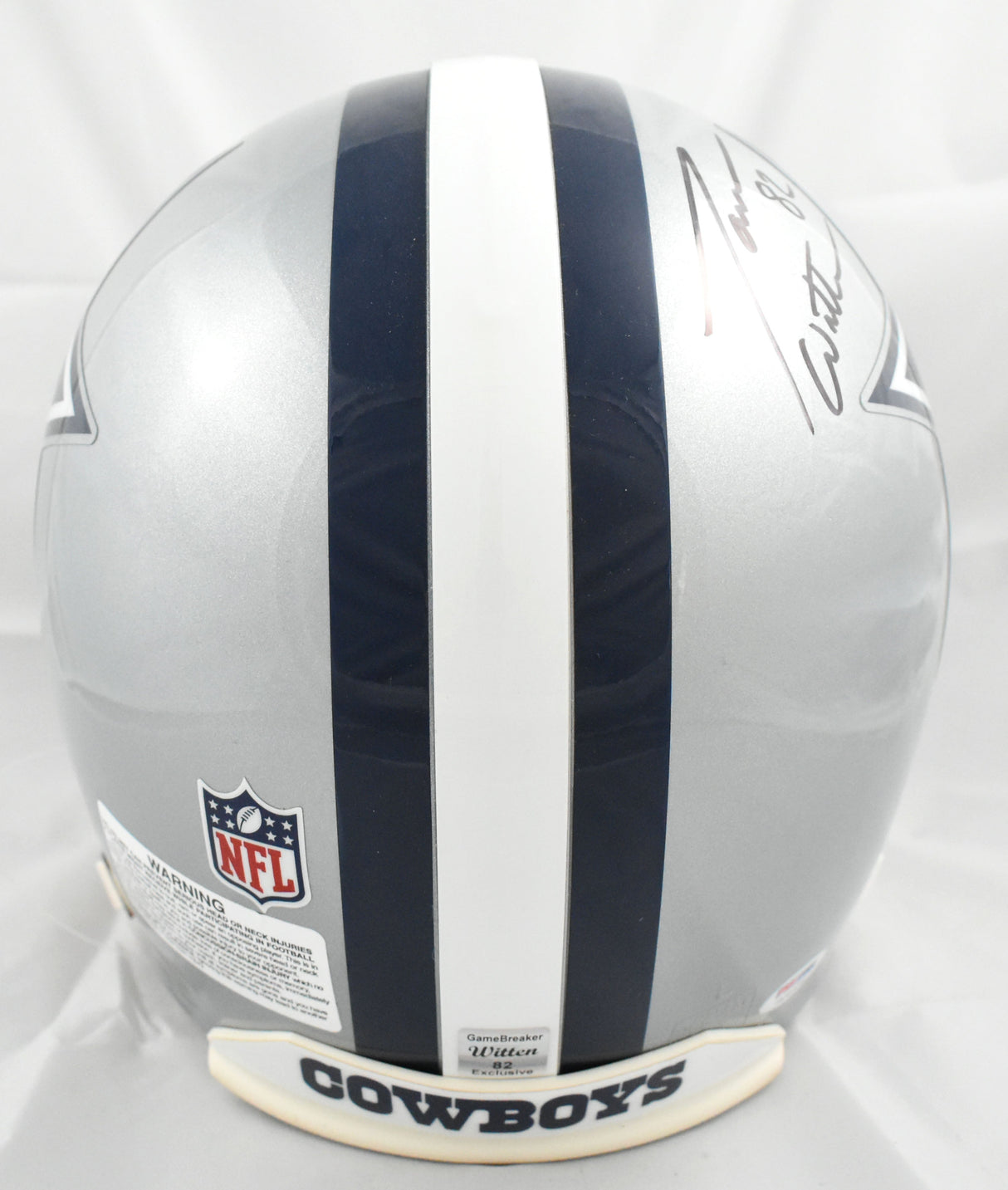 Tony Romo Jason Witten Autographed Dallas Cowboys F/S Authentic Helmet - PSA