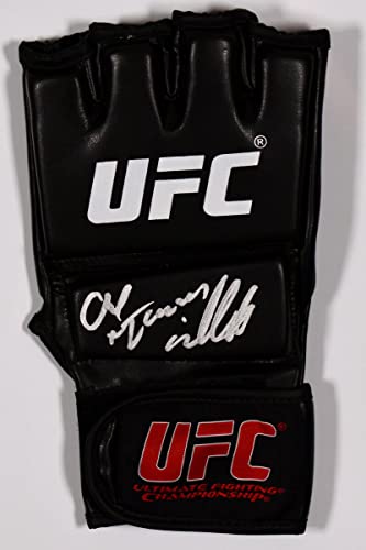 Chuck Liddell Autographed MMA Glove w/Iceman - Tristar *Silver