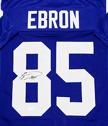 Eric Ebron Autographed Blue Pro Style Jersey - JSA W Auth