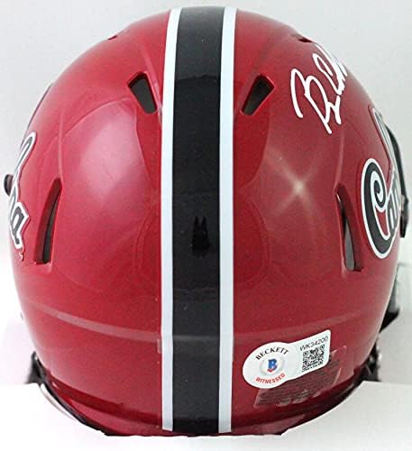 Bryan Edwards Autographed SC Gamecocks 2018 Speed Mini Helmet- Beckett W *White