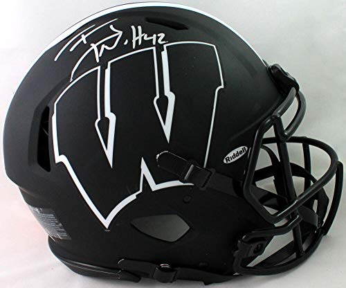T.J. Watt Autographed Wisconsin Badgers Eclipse Authentic Helmet - Beckett W