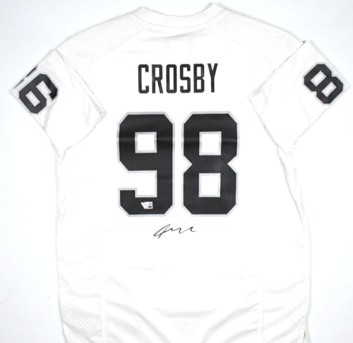 Maxx Crosby Autographed Las Vegas Raiders White Nike Game Jersey - Fanatics